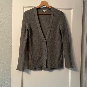 Wool blend cardigan